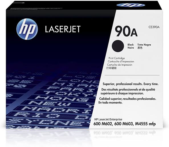 TÓNER ORIGINAL HP 90A NEGRO – CE390A