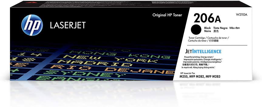 TÓNER ORIGINAL HP 206A NEGRO – W2110A