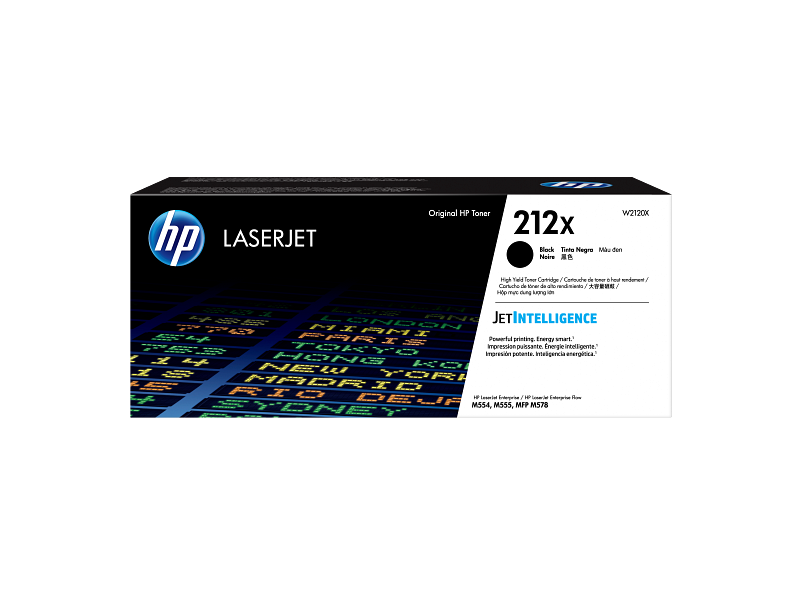 TÓNER ORIGINAL HP 212X NEGRO – W2120X