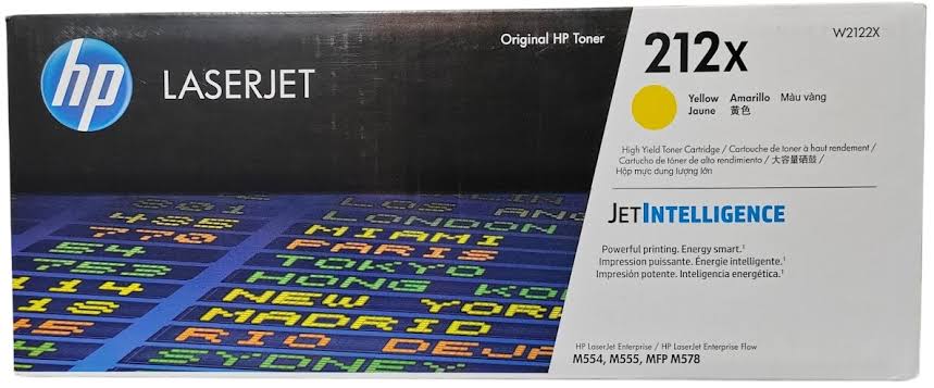 TÓNER ORIGINAL HP 212X COLOR – ALTO RENDIMIENTO - CIAN, MAGENTA Y AMARILLO