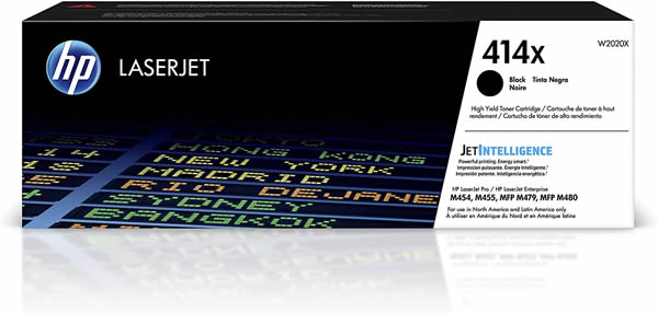 TÓNER ORIGINAL HP 414X NEGRO – W2020X