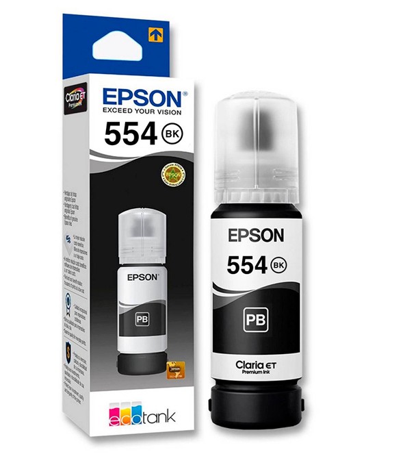 TINTA EPSON 555, 554 NEGRO