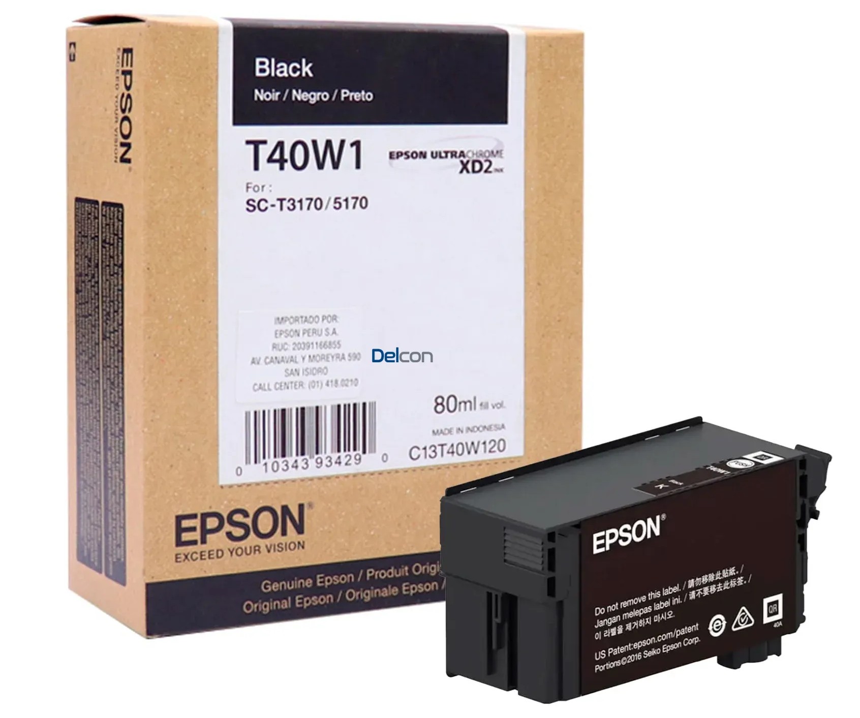 TINTA EPSON T40W NEGRO