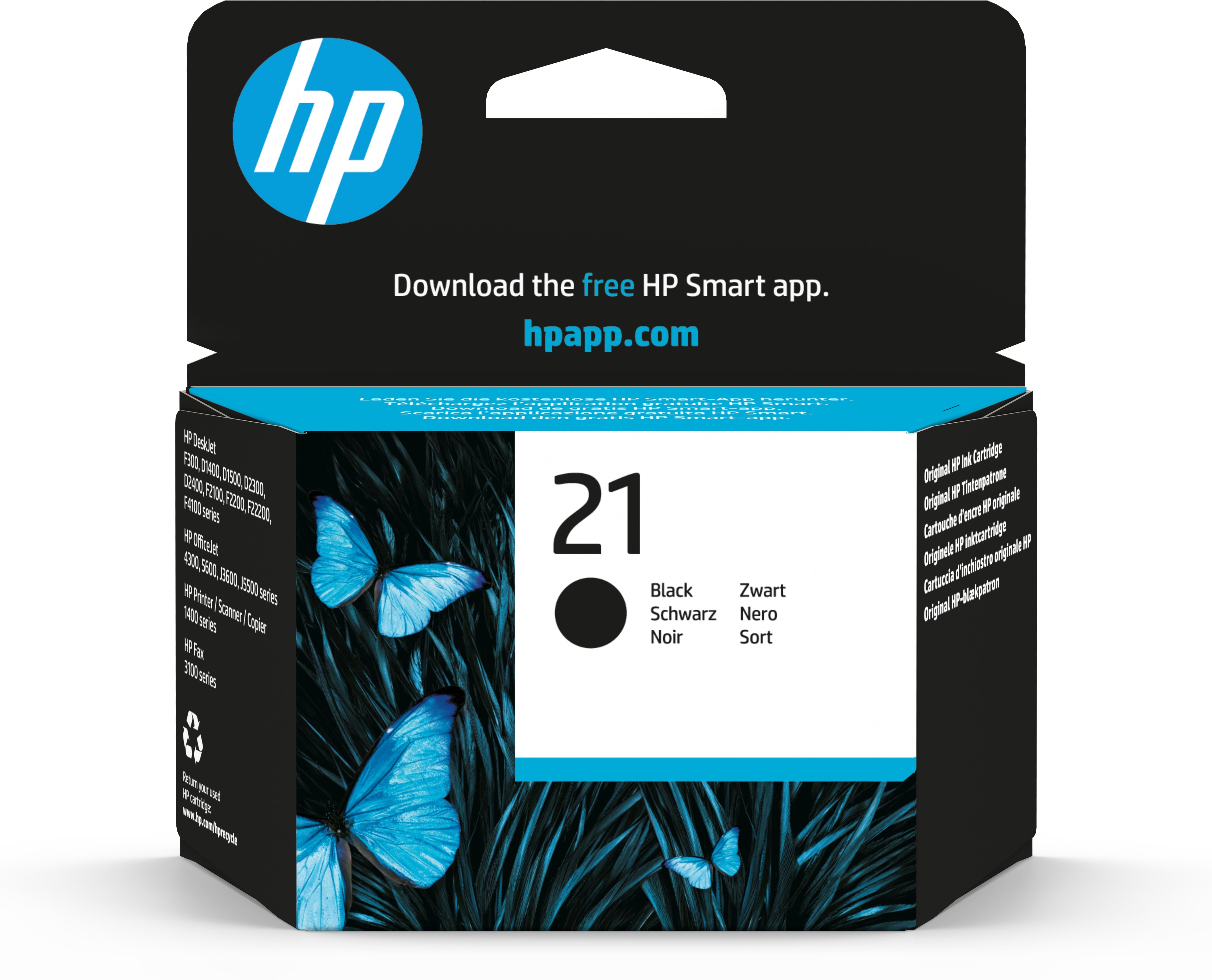 CARTRIDGE HP 21 NEGRO