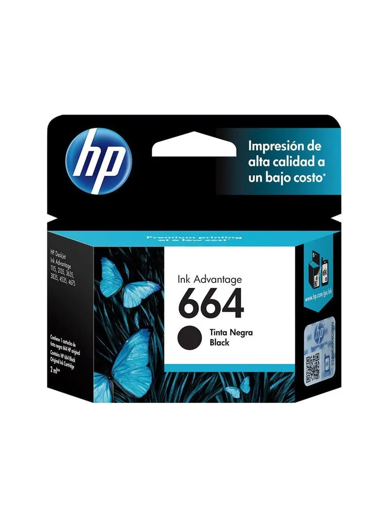 CARTRIDGE HP 664 NEGRO