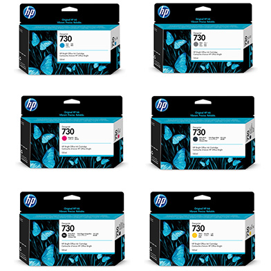 CARTRIDGE HP 730 COLOR 130 ML
