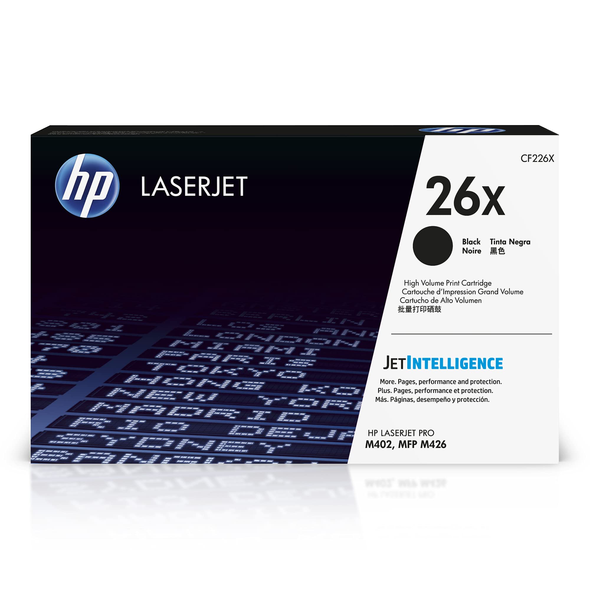 TÓNER ORIGINAL HP 26X NEGRO ALTO RENDIMIENTO – CF226X