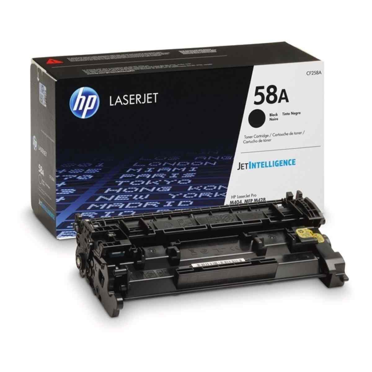 TÓNER ORIGINAL HP 58A NEGRO – CF258A